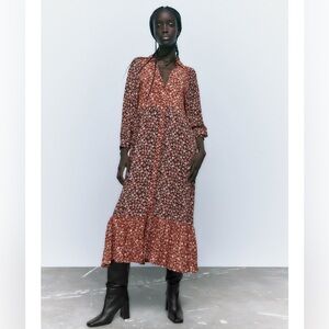 Zara Floral Print Dress